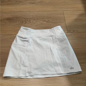 Alo White Athletic Skort